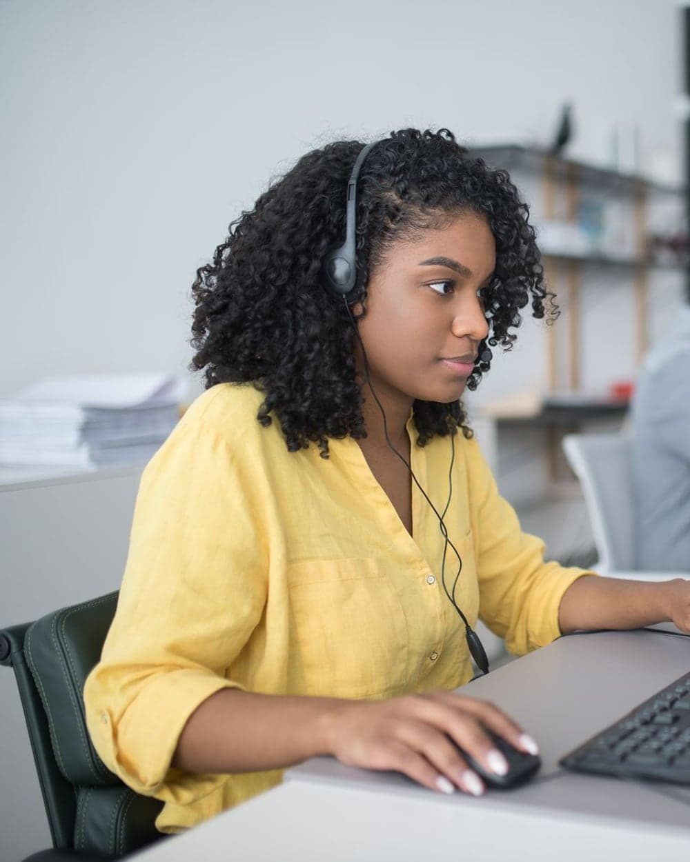 A licensed advisor on a coverage review call